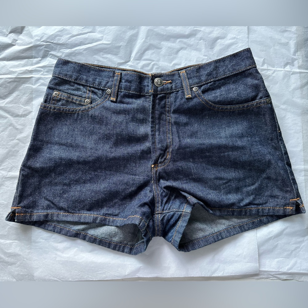 Fragile Denim Shorts by XOXO